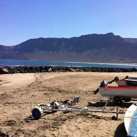 Famara - Beachfront, Huge Window & Ocean Views! Apartmán *